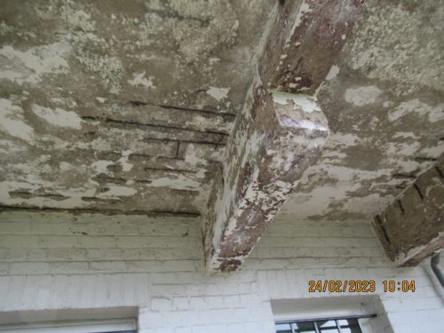 Altération armatures béton